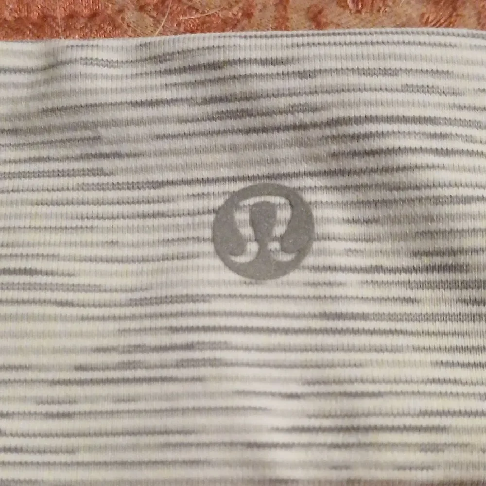 lululemon athletica Gray Stretchy Hairband